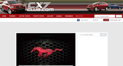 Desktop Screenshot of cx7club.com