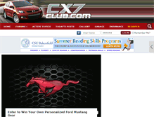 Tablet Screenshot of cx7club.com